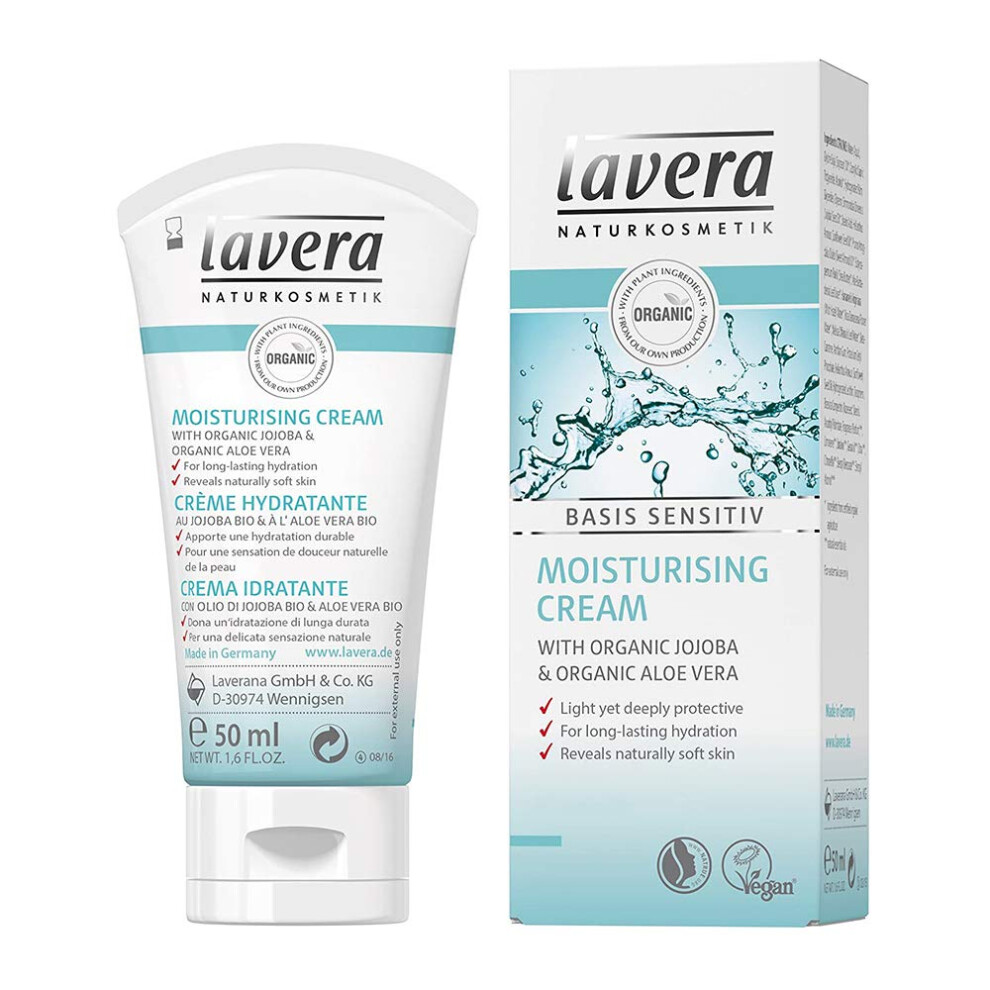 Lavera Cream/Light Moisturising 50 Ml Yet Deeply Protective Vegan Organic Skin Care Natural & Innovative Cosmetics 50Ml