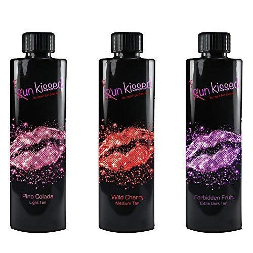 Funkissed-Fragranced Sunless Spray Tan Solution MultiPack – 3 x 250ml (Light, Medium & Dark)