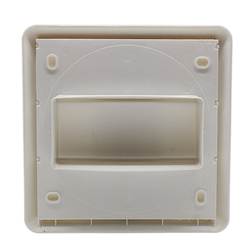 White Gravity Grille with Rectangular 110x54mm Rear Spigot 2
