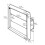 White Gravity Grille with Rectangular 110x54mm Rear Spigot 7