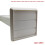 White Gravity Grille with Rectangular 110x54mm Rear Spigot 8