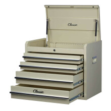CL4DC 4 Drawer Classic Chest, 66.1cm(w) x40.5cm(d) x53.2cm(h), Beige