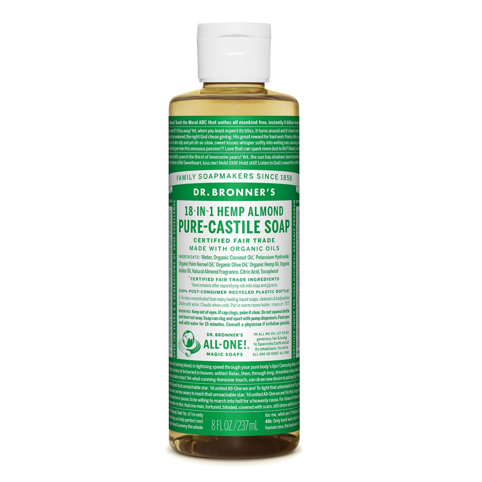Dr. Bronner's Dr Bronner - Almond Castile Liquid Soap 236Ml
