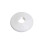 White Plastic Pipe Cover pk of 2 for 10mm Pipe 1