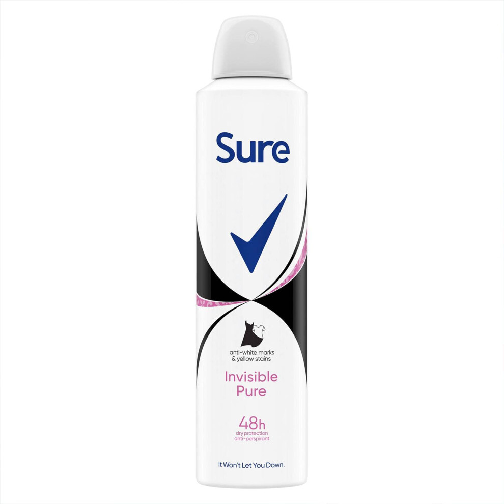Sure Pure Crystal Invisible Anti-Perspirant Deodorant For Women, 250Ml