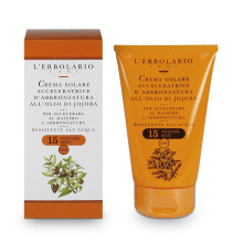 Tan Accelerating Cream containing Jojoba Oil with SPF 15