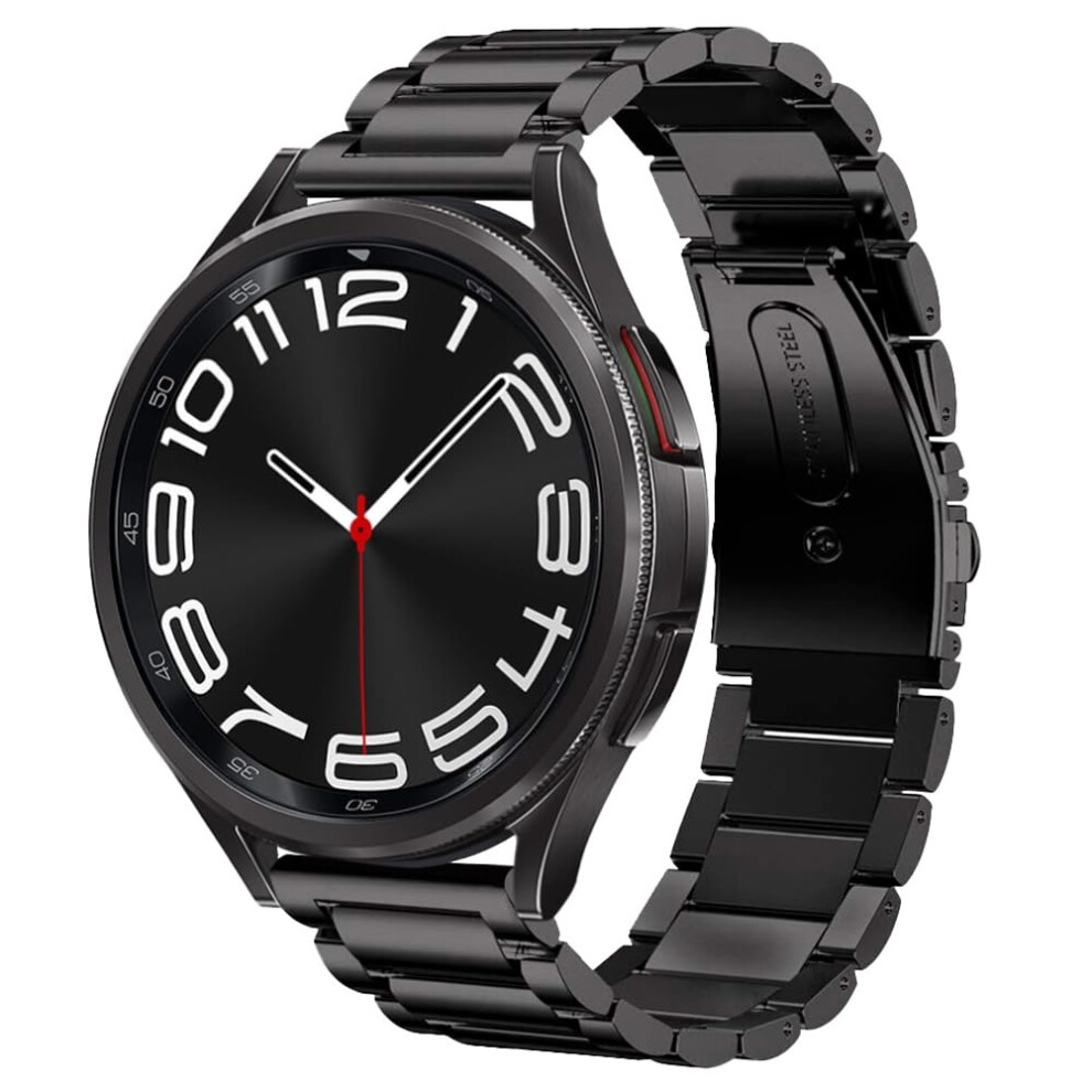 Strap Compatible With Samsung Galaxy Watch 7 Fe 6 5 4 44Mm 40Mm/6 4 Classic 42Mm 43Mm 46Mm 47Mm Lte/5 Pro 45Mm/Active 2/Garmin Venu,20Mm Black 742790792061