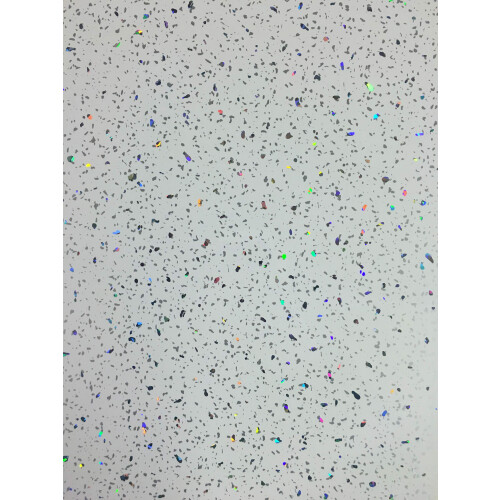 White Sparkle 1m x 2.4m Shower Wall Panels Bathroom PVC Cladding Wet Wall