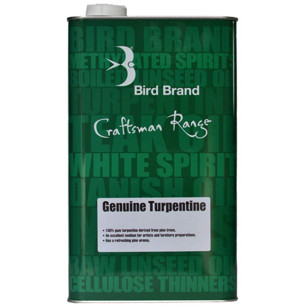 Everbuild Bird Brand Genuine Turpentine - 1 Litre