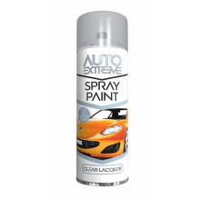 All Purpose Automotive Spray Paint 250ml Can Clear Lacquer Finish Aerosol Metal Interior Exterior Fast Dry Excellent Coverage Adhesion - Clear Lacquer