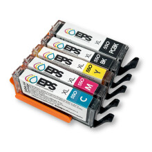 EPS Pre-Filled Edible Ink Cartridges 550/551 - Compatible with Canon iX6850 Edible Printer - (Also compatible with printer models IP7250 / MG5650 /