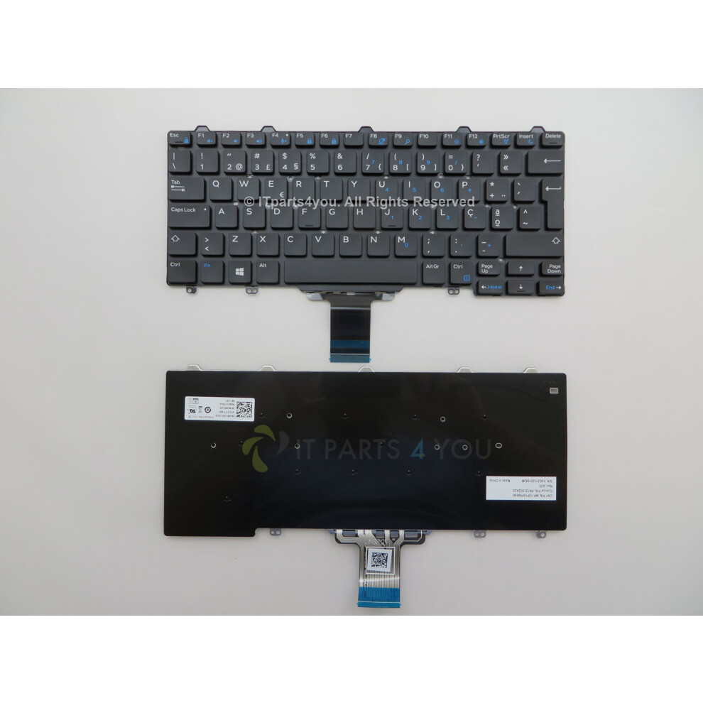 Dell New Genuine Latitude E7250 E5250 Portuguese Language Keyboard Myjvx 0Myjvx