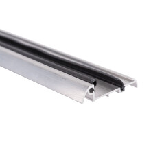 04SR0021000A Slimline Threshold Door, Aluminium, 1 m