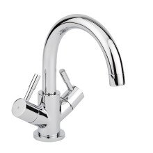 Mirage Modern Mono Bathroom Basin Mixer Tap Swivel Spout - Chrome