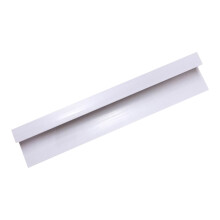 White 10mm End Cap Trim for Shower Wet Wall Panels Bathroom Cladding PVC 2.4m