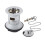 Milano Elizabeth Traditional Basin Waste Plug Ball Chain - Chrome 1