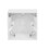 BH04932 Moulded Light Switch Surface Pattress Boxes 1-Gang 25mm Deep , White 1