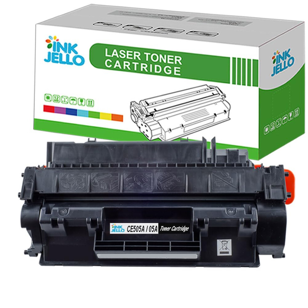 Compatible Toner Cartridge Replacement For Hp Laserjet P2050 P2055 P2055d P2055dn P2055x Ce505a (, 1-Pack) Black 747742361241
