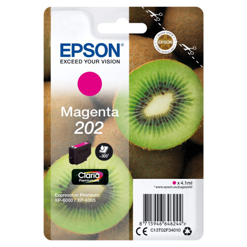 Epson C13T02F34010 - MAGENTA 202 CLARIA PREMIUM INK