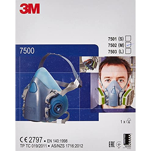 3M 7502 Medium Reusable Half-Mask 1