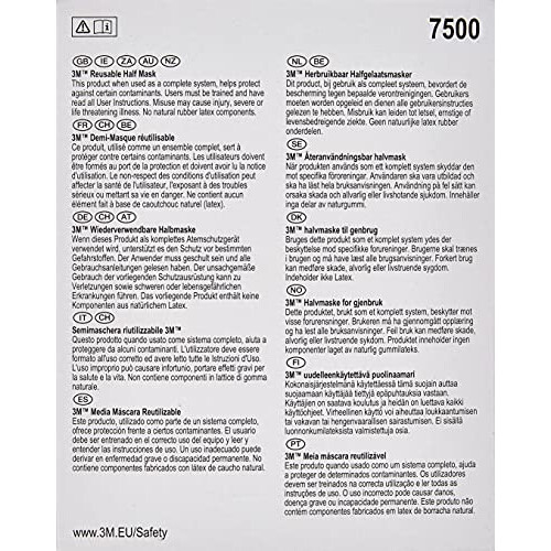 3M 7502 Medium Reusable Half-Mask 2