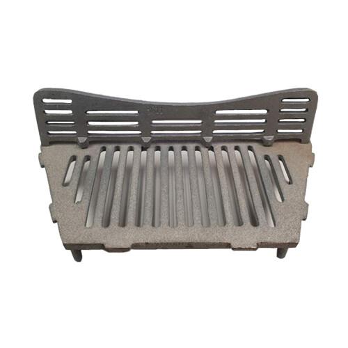 A.L. Cast Iron Bottom Fire Grate Complete with Coal Guard - 18" Open Fire 1