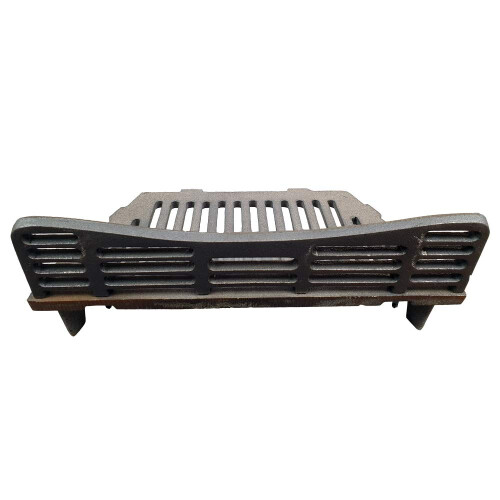 A.L. Cast Iron Bottom Fire Grate Complete with Coal Guard - 18" Open Fire 2