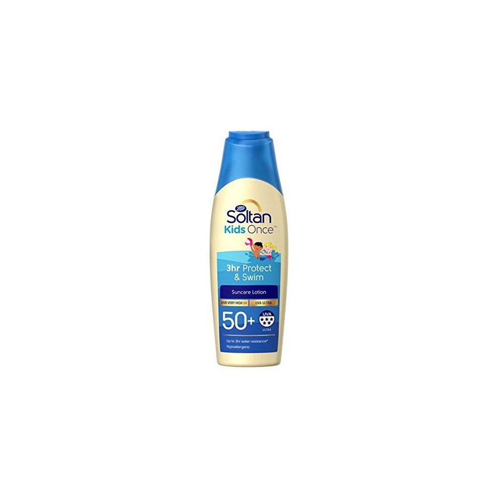 Soltan Once Kids 3Hr Protect & Swim Lotion Spf50+ 200Ml