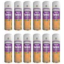 6 X 250ml Clear Yacht Varnish Spray Exterior Interior Waterproof All Purpose LNL