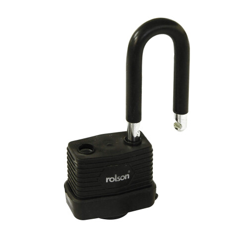 Rolson 66506 2 pc 50 mm Keyed-Alike Long Shackle Padlock 2