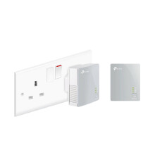 TL-PA4010KIT Nano Powerline Adapter Starter Kit, No Configuration Required, UK Plug (Renewed)