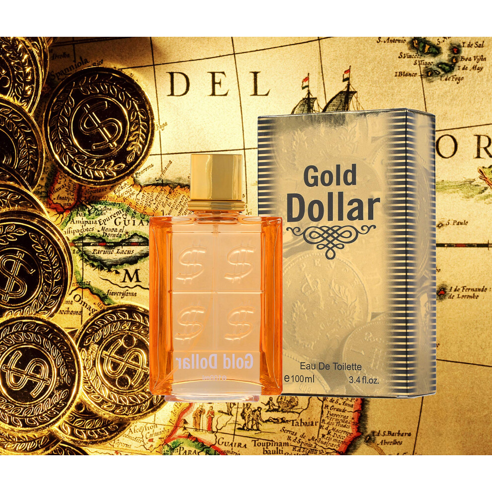 Saffron London Gold Dollar - Men's Eau De Toilette Spray 100Ml