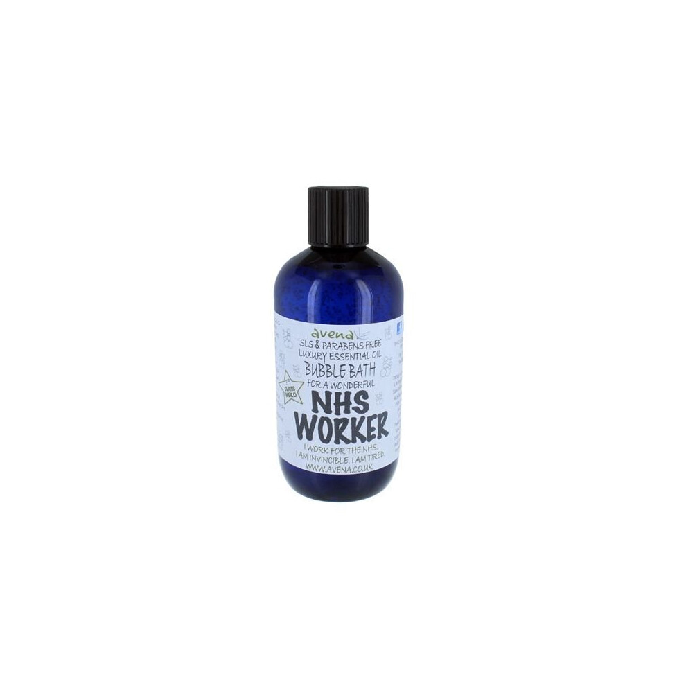 NHS Worker's Gift Bubble Bath with Pure Essential Oils - Fruity Orange & Lime 250ml