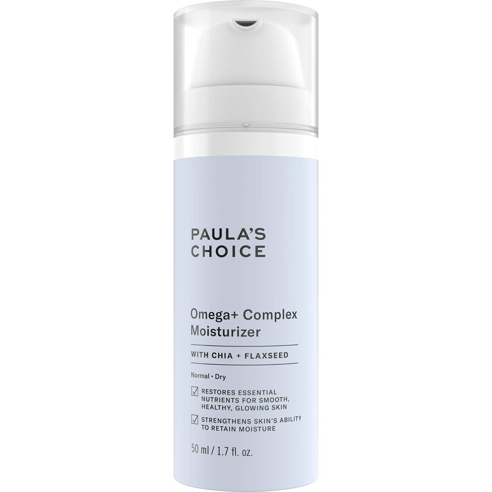 Paula's Choice Cream Omega+ Complex Moisturiser - Hydrating Night - Strenghtens Skin Barrier & Reduces Redness And Sensitivity - With Shea Butter - Normal To Very