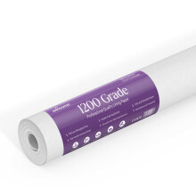 1200 Grade Lining Paper for Walls - Thick Paintable White Wallpaper Suitable for New& Damaged Walls for Paint - Single 10 Metre Roll