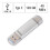 Hama USB Flash Drive with USB 3.0 & USB 3.1 Type-C silver Silver 128 GB, 00181073 3