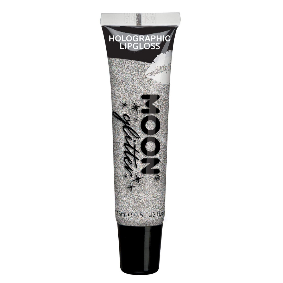Moon Glitter Silver Holographic Glitter Lipgloss By - 15Ml