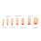 Red Copper 250Pcs GT1-6mm Intermediate Wire Connection Tube Connector 2