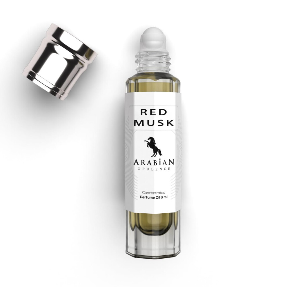 Arabian Opulence Red Fr251 Musk Unisex Perfume Oil. 6Ml Roll-On Bottle. Tobacco/Warm Spicy/Musky/Cinnamon/Fresh Spicy