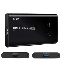 4K Audio Video Capture Card 1080P 60FPS, HDMI USB 3.0 Video Capture Device for Game Recording, Live Streaming Broadcasting,Xbox One/PS4/Camera/Windows