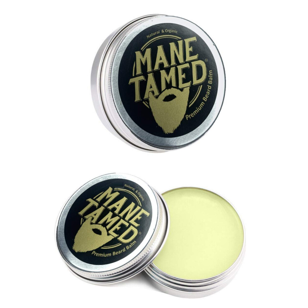 Vita Sharks Mane Tamed Premium Natural & Organic Beard Hair Care Conditioner Balm For Beard Growth, Condition, Control, Moisturise, Soften & Styling
