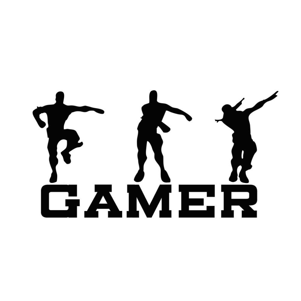 Quanyuchang Gamer Wall Decal, Game Wall Stickers Murals, Vinyl Art Design Gamers World Wall Decor For Teen Kids Boys Bedroom Playroom Home Decoration Wallpaper