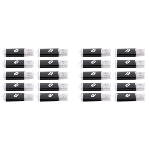 20 x USB Memory 2.0 Memory Stick Flash Drive 128MB Gift Black