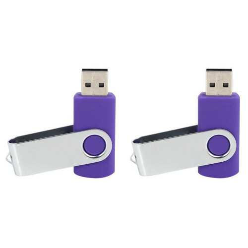 2X Drehen Des USB 2.0 128 MB Flash-Laufwerks Memory Stick Storage U Disk