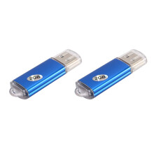 2X 2GB USB 2.0 Flash U-Skiva Blå