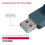 Hama "Rotate" USB Flash Drive, USB 3.0, 32GB, 70Mb/s, petrol blue 3