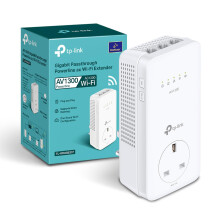 TL-WPA8631P AV1300Mbps WiFi Extender Booster, Dual-Band WiFi Extender, 3x Gigabit Ports, Gigabit Passthrough Powerline Up To 867 Mbps on 5 GHz and 300