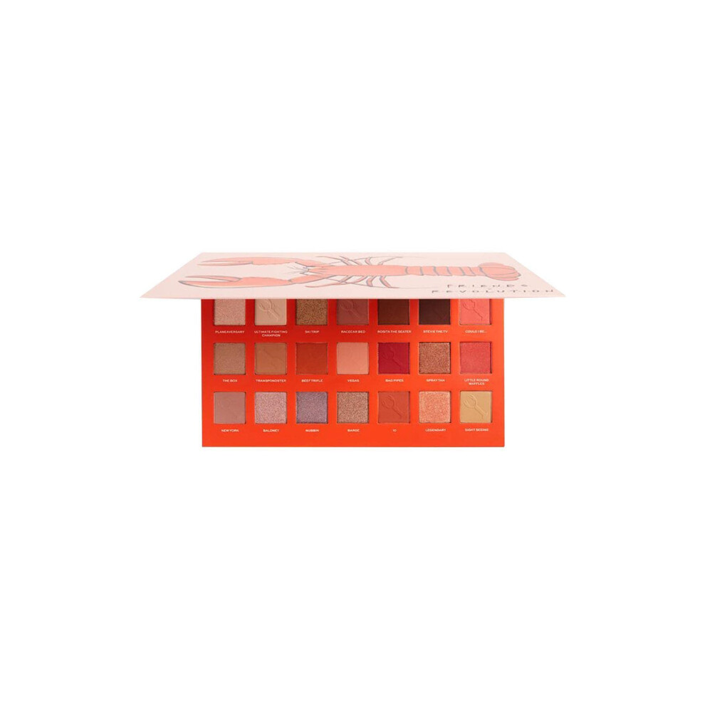 Revolution Makeup X Friends He's Her Lobster Eyeshadow Palette