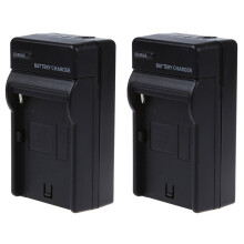 2X Charger Power Supply for Np-Fm30 / Np-Fm50 / Np-Fm70 Batteries Dslr Camera