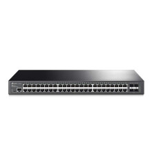 JetStream 48-Port Gigabit L2 Managed Switch with 4 SFP Slots, L2/L3/L4 QoS and IGMP snooping with Standalone Management, Centralized Management,